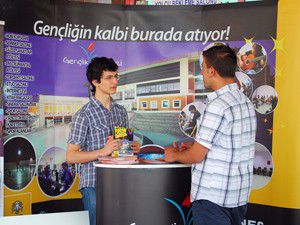Konyaya gelen öğrenciler bilgilendirildi