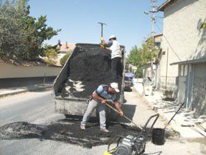 Karapınarda bozuk yol kalmayacak