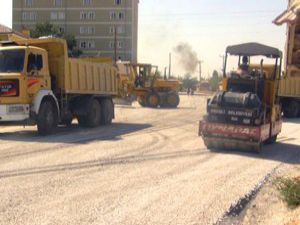 Ereğlide asfalt çalışması