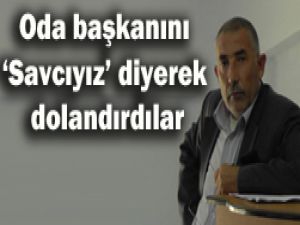 Konyada oda başkanını dolandırdılar