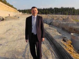 Beyşehirde yol çalışmaları sürüyor