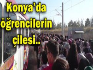 Konyada ulaşım çilesi bitmiyor