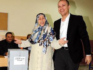 Konyadan Başbakana pankartlı taziye mesajı