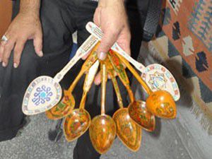 Tahta kaşıklar artık hediyelik oldu