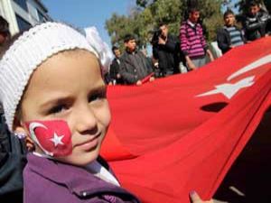 Çumrada teröre lanet yürüyüşü
