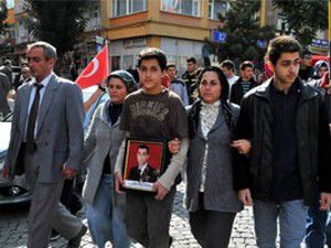 Akşehirde terör protestosu