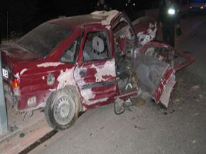 Konyada trafik kazası; 2 ağır yaralı