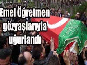 Konyalı öğretmen gözyaşlarıyla toprağa verildi