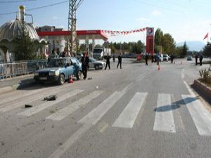 Ehliyetsiz sürücü yayaya çarptı ve kaçtı