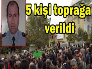 Kazada ölenler toprağa verildi