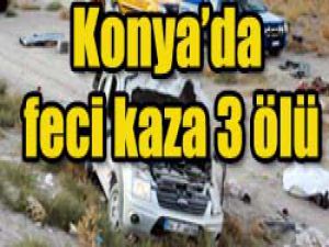 Konyada büyük kaza: 3 ölü