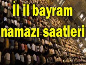 Konyada namaz kaçta kılınacak?