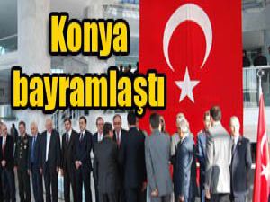 Konya bayramlaşmasında kimler vardı