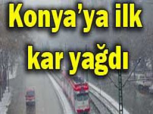 Konyadan kar manzaraları (FOTO)