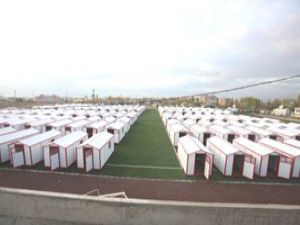 Depremzedeler Mevlana Evlerine taşınmaya başladı