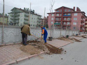 Karatayda ağaçlandırma çalışmaları sürüyor