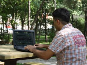 Karatayın parklarında ücretiz internet hizmeti