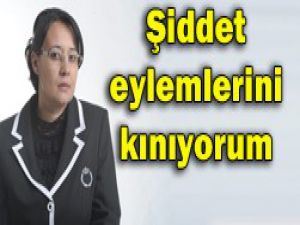 Samancı:Şiddet topluma zarar verir