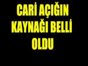 Cari açığın kaynağı bulundu