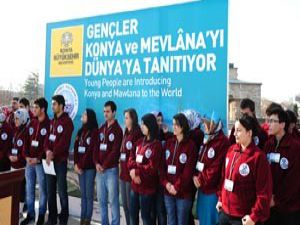 Gençler Konyayı Dünyaya tanıtıyorlar