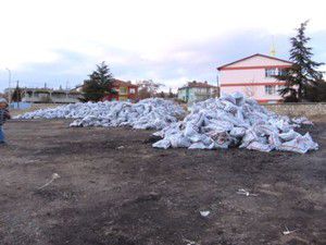 Akşehirde bin 234 aileye kömür yardımı