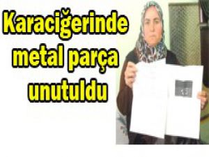 1.5 santimetrelik metal parça
