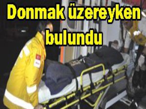 Şahıs hastaneye kaldırıldı