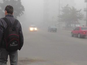 Konyanın Beyşehir ilçesi sise teslim oldu