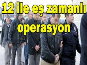 Suç örgütü operasyonu: 60 gözaltı