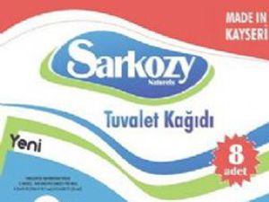Sarkozy tuvalet kağıdına marka oldu