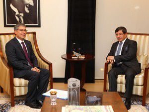 Davutoğlu Babaoğlunu kabul etti