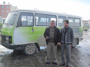 Konyada şoförden örnek davranış