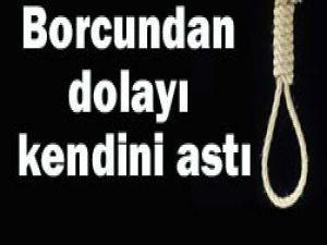 İş yerinde iple intihar etti