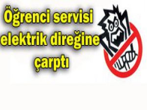 Öğrenci servisi kaza yaptı: 6 yaralı