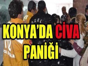 Konyada okulda civa korkusu