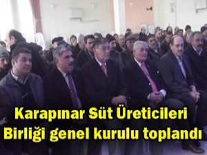 Karapınarda genel kurul heyecanı