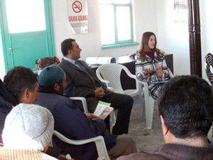 Emirgazide çiftçiye eğitim semineri