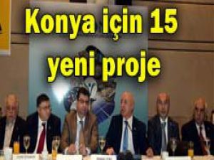 KONEVden 15 yeni proje