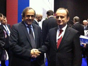 Baykan Platini ile görüştü