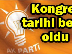 Ak Partide Kongre tarihi belli oldu