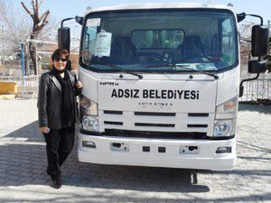 Adsız Belediyesine yeni çöp kamyonu
