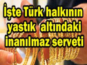 İşte vatandaşın yastık altı serveti