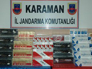Karamanda kaçak sigara operasyonu