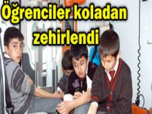 8 öğrenci koladan zehirlendi
