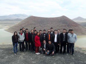 Meke Gölüne yerli turist akını