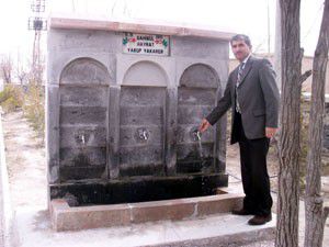 Hayırsever vatandaş okula sebil yaptırdı