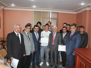 İş garantili kursu bitirenlere sertifika