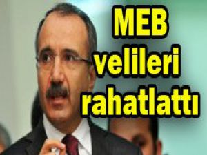 Velileri rahatlatan karar