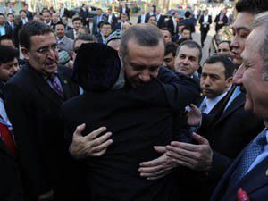 Erdoğan Uygur Türkleriyle buluştu