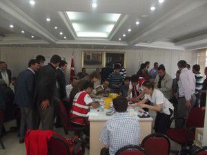 Karapınarda 340 ünite kan bağışı